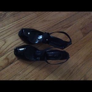 Elegant evening peep toe sandals by Charles David